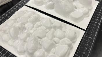 Vacuum Formed River Rocks